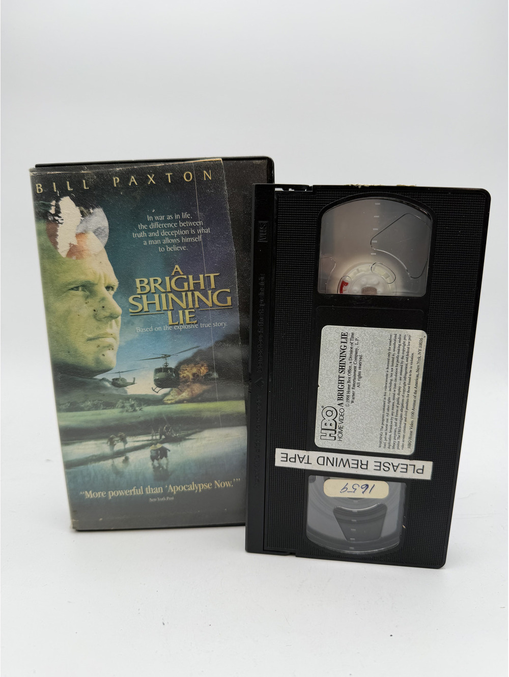 A Bright Shining Lie VHS Tape Drama Movie Bill Paxton